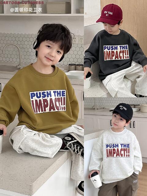 2024年新★子供服　トップス　トレーナー★90-150cm★3色