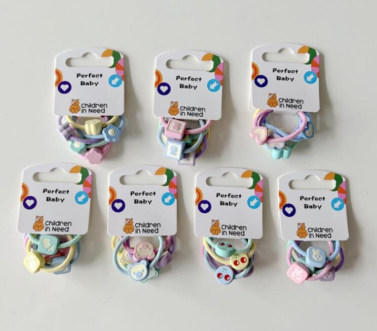 雑貨★子供髪飾り　ヘアバンド　ヘアゴム★アクセサリー　7組選べ★