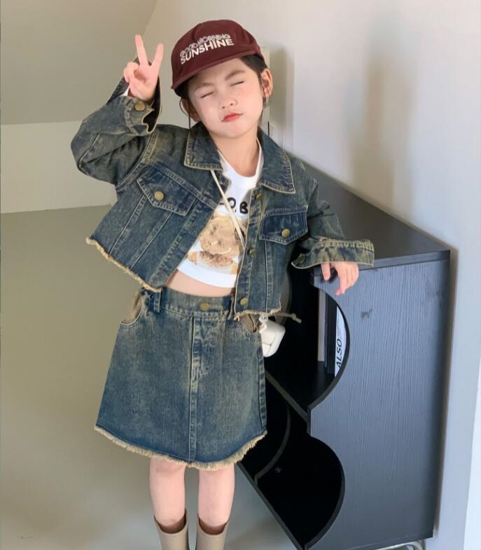 2024★春秋新作★韓国風子供服★コート+ズボン2セット★90-150CM