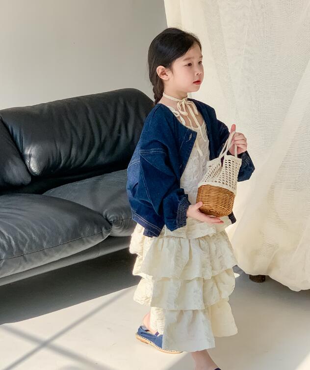 2024★春秋新作★韓国風子供服★分けて販売★ワンピース★コート★90-150CM