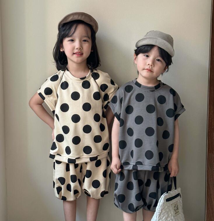 2024★春夏新作★韓国風子供服★トップス+ズボン2セット★2色80-150CM