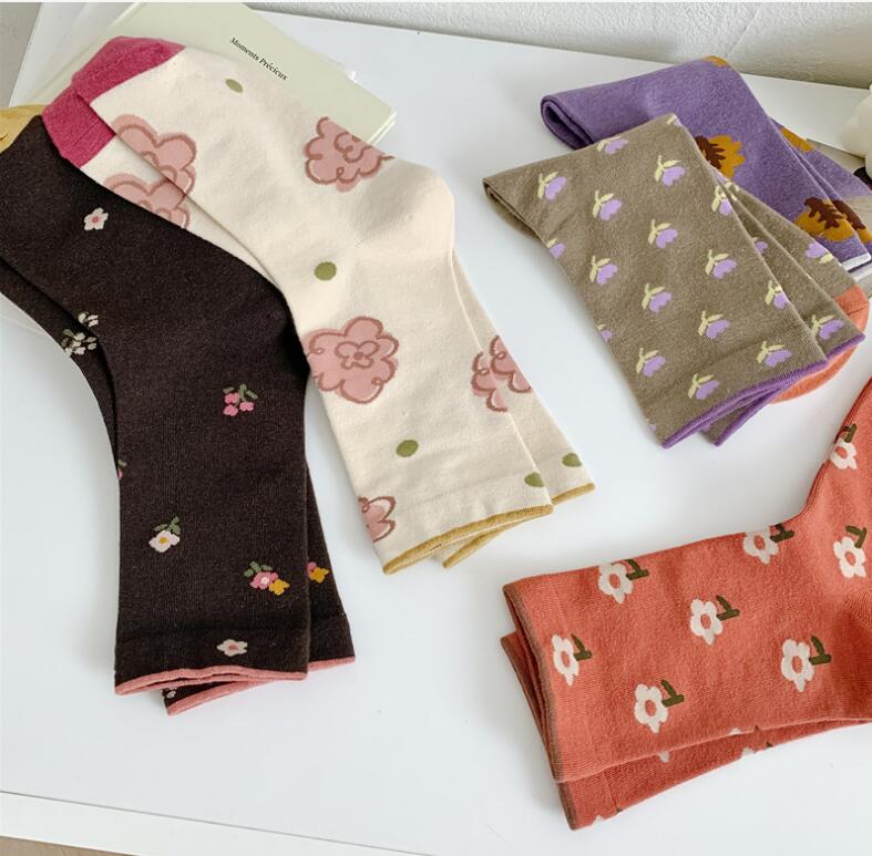 2024★春秋新作★ソックス★韓国風★レディース靴下★5色