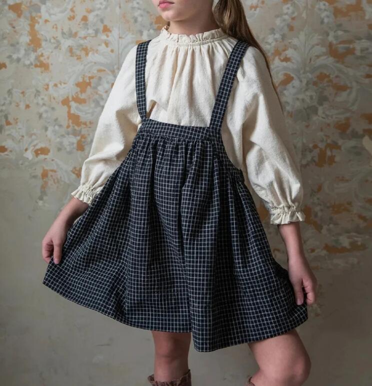 2024年★子供服　サロペットワンピース★90-130cm★