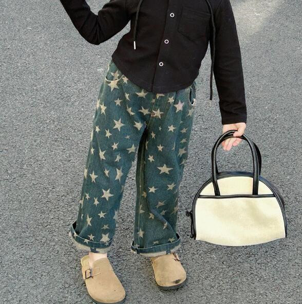 2024新品★子供服 　デニムズボン★90-140cm★