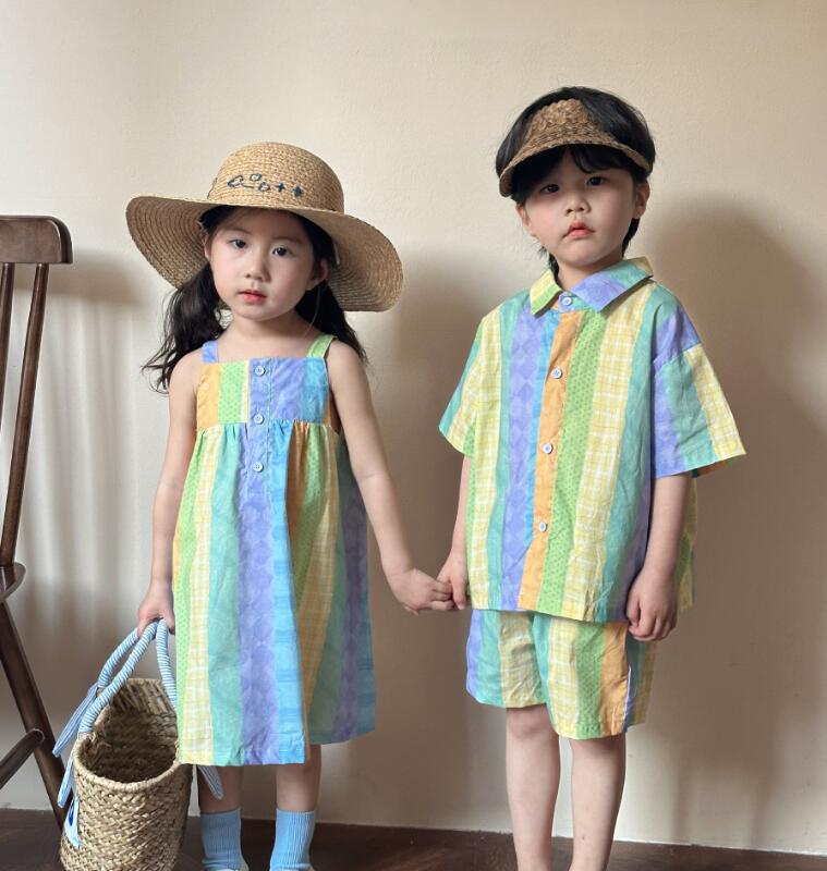 2024★春夏新作★韓国風子供服★トップス+ズボン★ワンピース★2色80-150CM