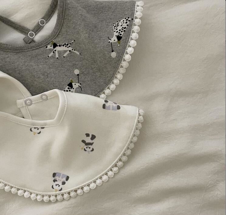 2024★ベビー用★食事用エプロン★食事用ビブ★涎掛け★2色