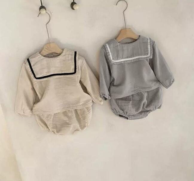 2024★春秋新作★韓国風ベビー服★トップス+ズボン2セット★66-90CM