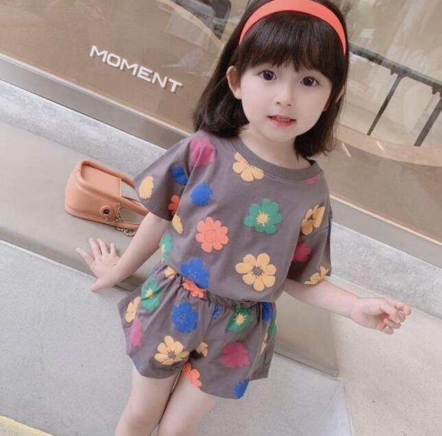 子供服★トップス+パンツ★セットアップ★キッズ女の子★3色★90-150CM