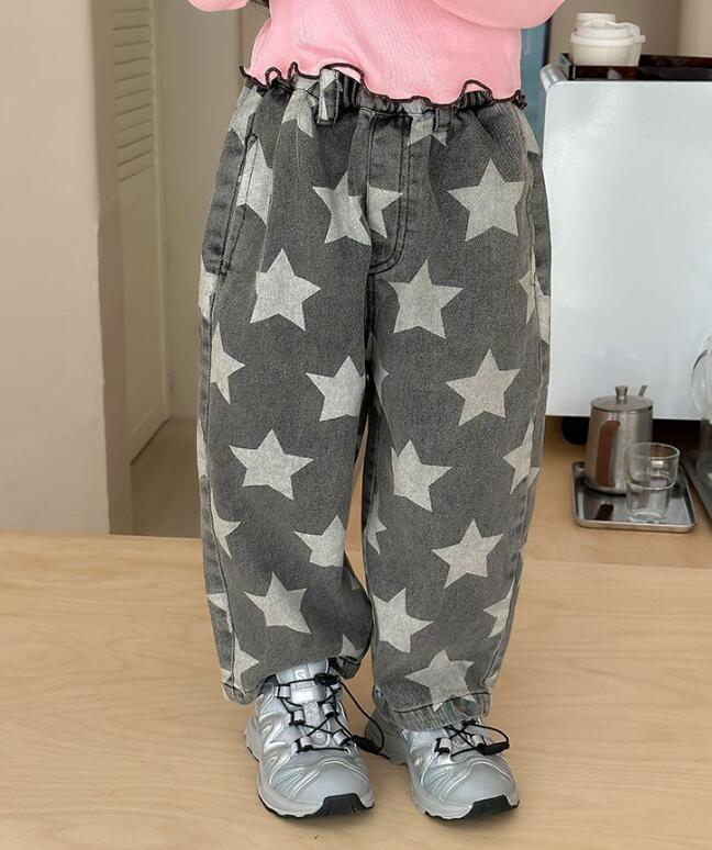 2024新品★子供服 　デニムズボン★90-150cm★