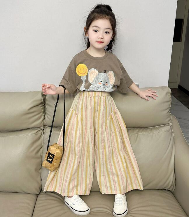 2024夏新品★子供服　トップス&ズボン分けて販売★90-170cm★