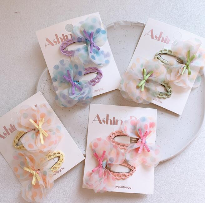 髪飾り★まとめ髪用★ヘアアクセサリー★子供用★ヘアピン★可愛い★2枚入り★多色