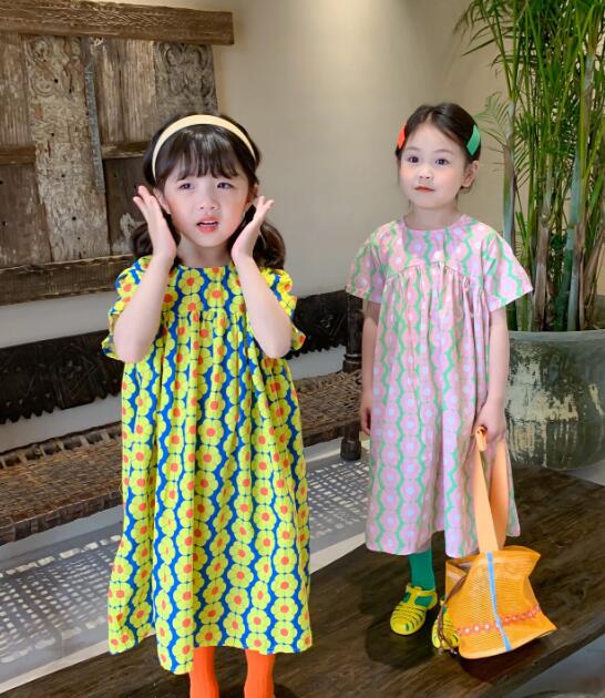 2024★春夏新作★韓国風子供服★ワンピース★2色7-15