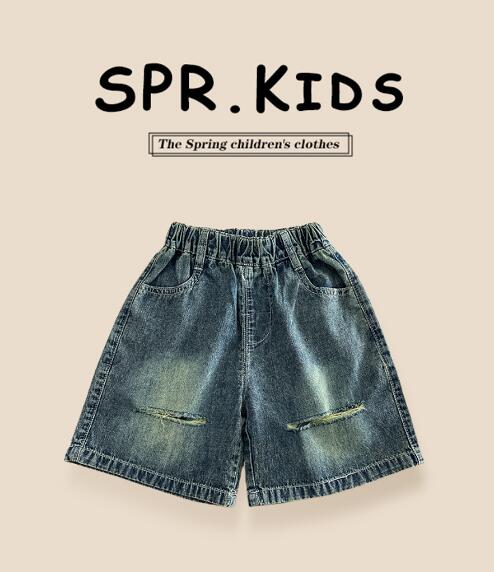「2024」子供服★ハーフパンツ★ボトムス★ジーンズ★キッズ男の子★90-140CM