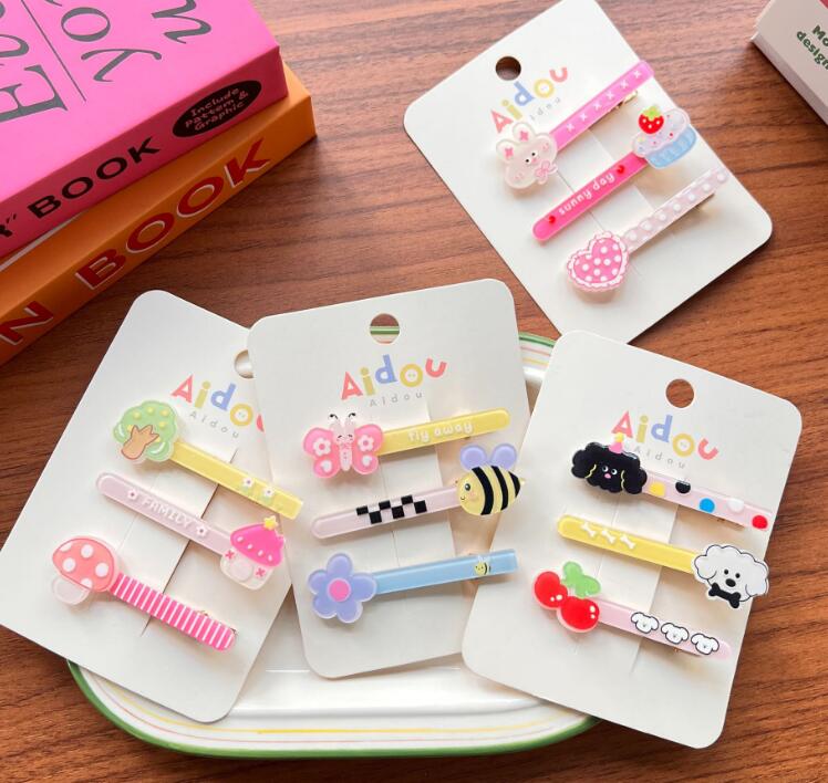 雑貨★髪飾り　ヘアビン★アクセサリー★4組