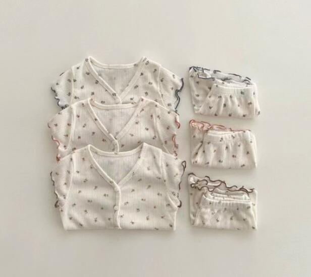 2024年夏★子供服　トップス+ズボン　セット★73-100cm★3色