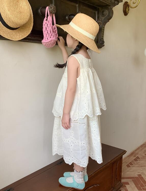 2024年新品★子供服　ワンピース★90-140cm★