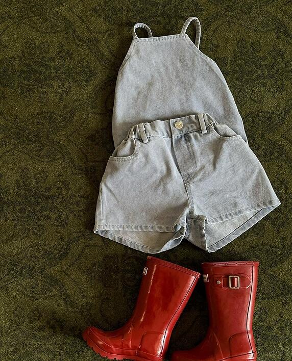 2024夏新品C★子供服 　デニムトップス&ズボン分けて販売★90-150cm★