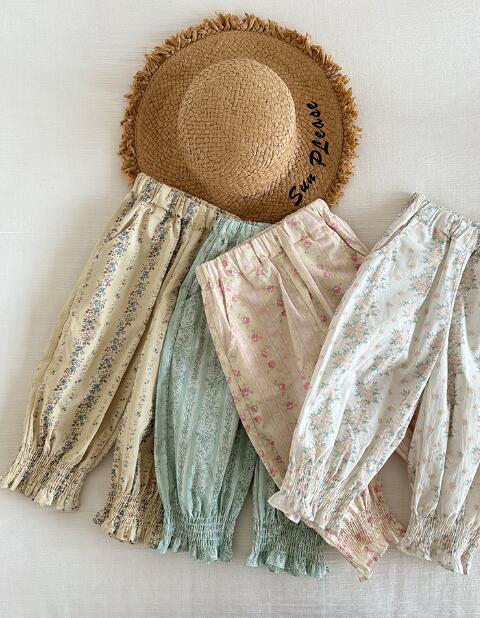 2024年新品★子供服　ズボン★90-140cm★4柄