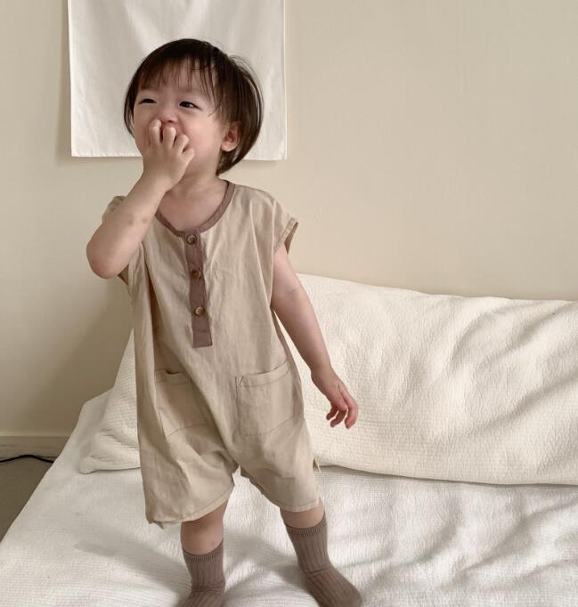 2024新品★子供服　ロンパース★66-90cm★2色