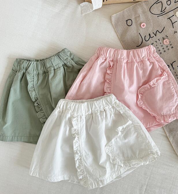 2024夏新品★子供服　女の子ズボン★90-140cm★3色