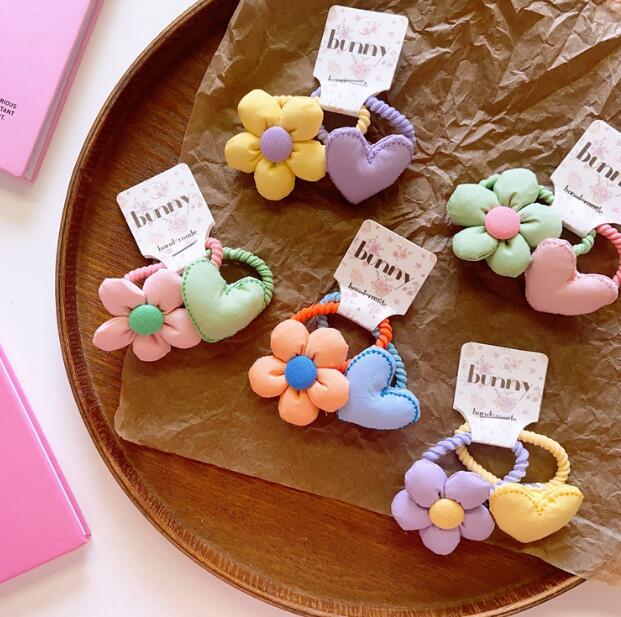 「2024」髪飾り★まとめ髪用★ヘアアクセサリー★子供用★ヘアゴム★可愛い★2枚入り