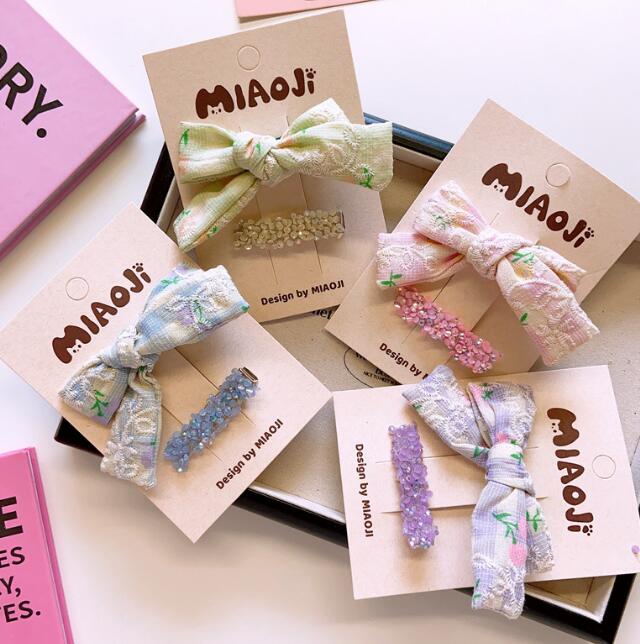 「2024」髪飾り★まとめ髪用★ヘアアクセサリー★子供用★ヘアピン★可愛い★2枚入り