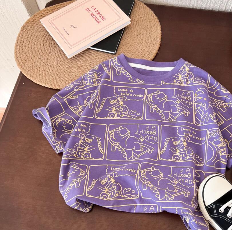 「2024」子供服★トップス★Tシャツ★半袖★韓国風子供服★キッズ★笑顔★90-150CM