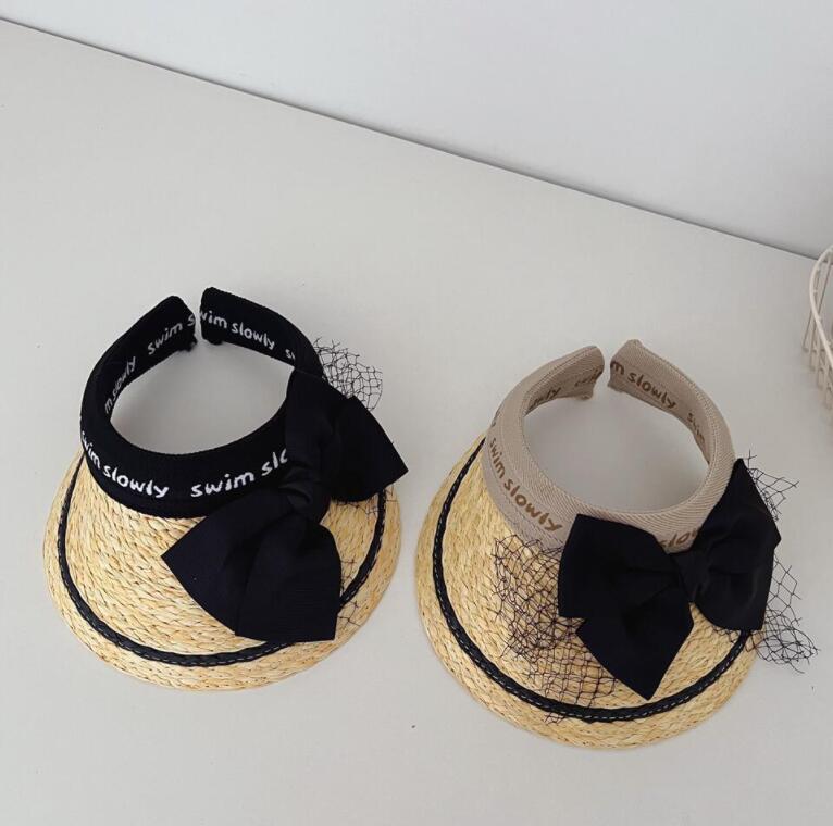 「2024」子供用★帽子★麦わら帽子★キッズ★キャップ★蝶結び★可愛い★2色