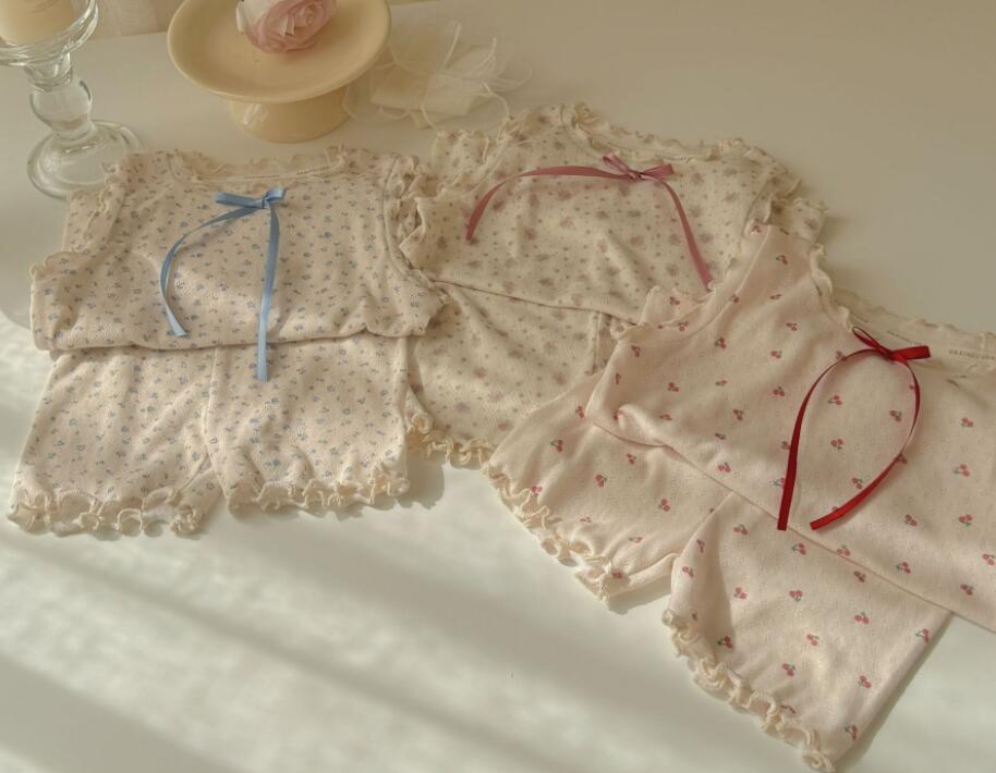 2024夏新品★子供服　セットアップ★90-140cm★3色