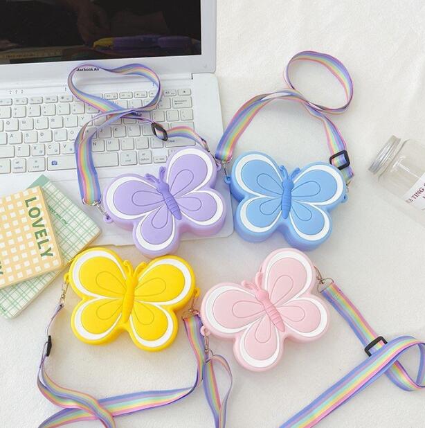 バッグ★ショルダーバッグ★キッズ女の子★子供用★蝶々★可愛い★4色