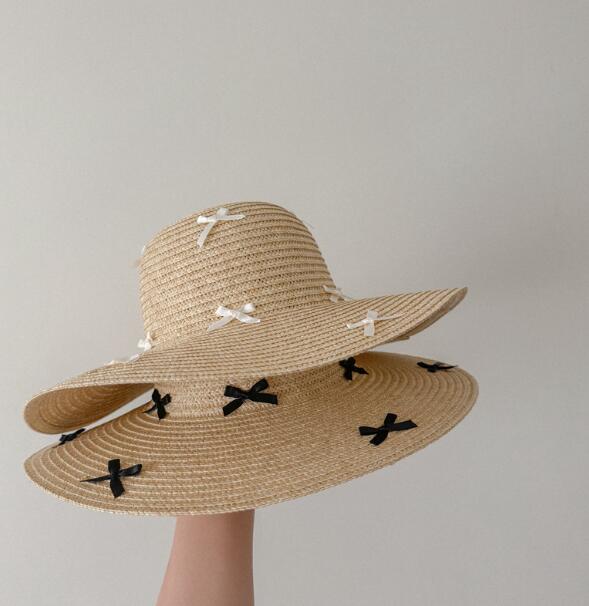 2024年夏新品★子供用★麦わら帽子　ハット★2色選べ