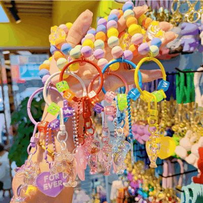 春夏 キーホルダー スマホ小物 携帯ストラップ 掛け飾り 海洋系 ハート ビーズ アクリル イルカ海豚