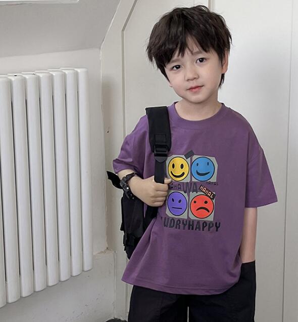 「2024」子供服★トップス★Tシャツ★韓国風子供服★半袖★90-150CM