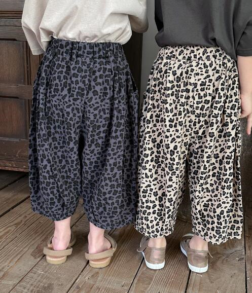 「2024」子供服★ズボン★ボトムス★韓国風子供服★ヒョウ柄★3色★80-140CM