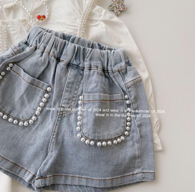 「2024」子供服★ボトムス★ジーンズ★ショートパンツ★韓国風子供服★90-140CM