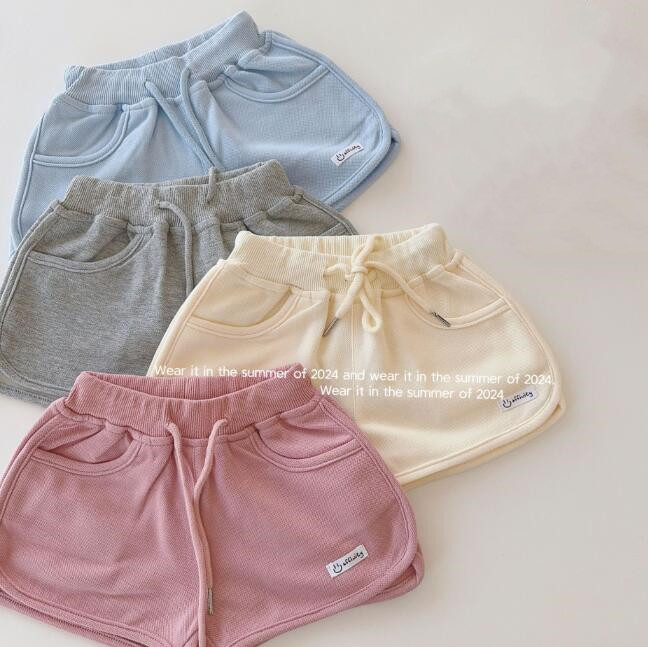 「2024」子供服★ボトムス★ショートパンツ★キッズ女の子★韓国風子供服★4色★90-140CM