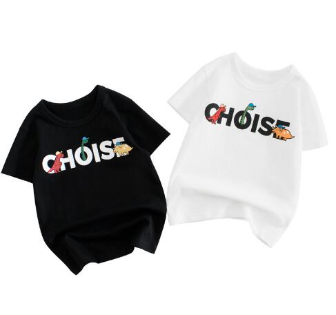 格安!2024夏新作★Tシャツ★韓国風子供服★子供シャツ★男の子★半袖シャツ ★2色90-140
