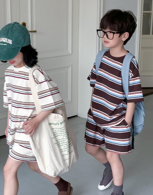 「2024」子供服★トップス+ズボン★セットアップ★韓国風子供服★2色★90-150CM