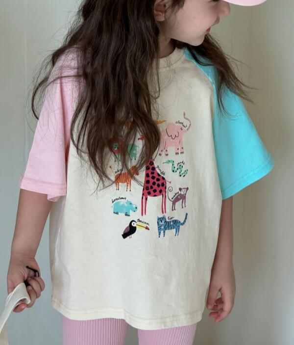 2024★夏新作★韓国風子供服★Tシャツ★80-140CM