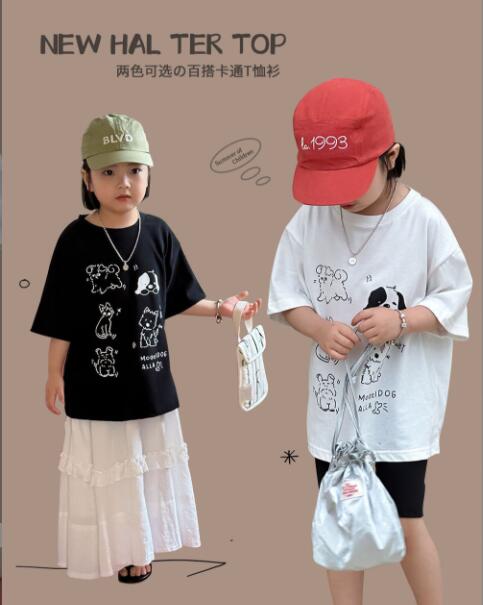 2024夏新品★子供服　トップス★80-140cm★2色
