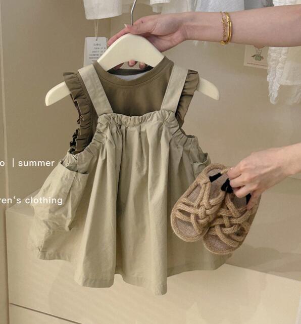 2024夏★子供服　トップス&ワンピース分けて販売　80-130cm★2色