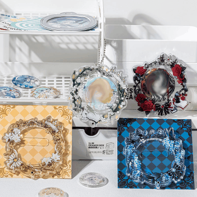 DIYパーツ 痛バッグパーツ 推し活 素材 缶バッジ用 パッチ 花フラワー ロゼット アクリル キーホルダー