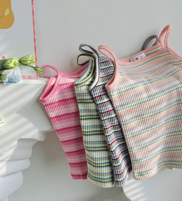 2024★夏新作★韓国風子供服★キャミソール★4色90-140CM