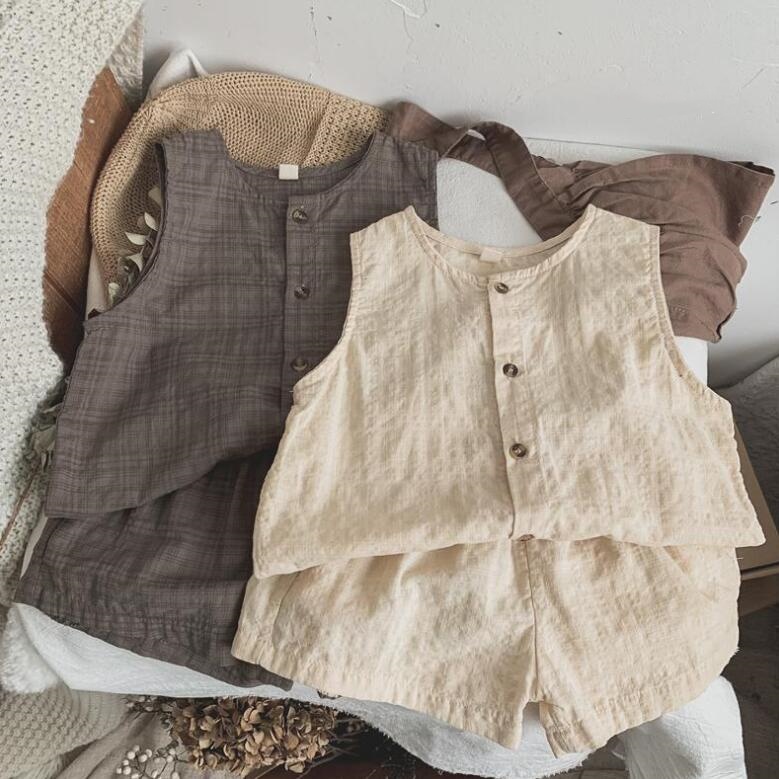 2024★夏新作★韓国風子供服★トップス+ズボン★カジュアル★2色80-120CM