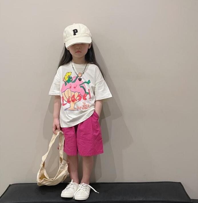 2024★夏新作★韓国風子供服★Tシャツ★90-140CM