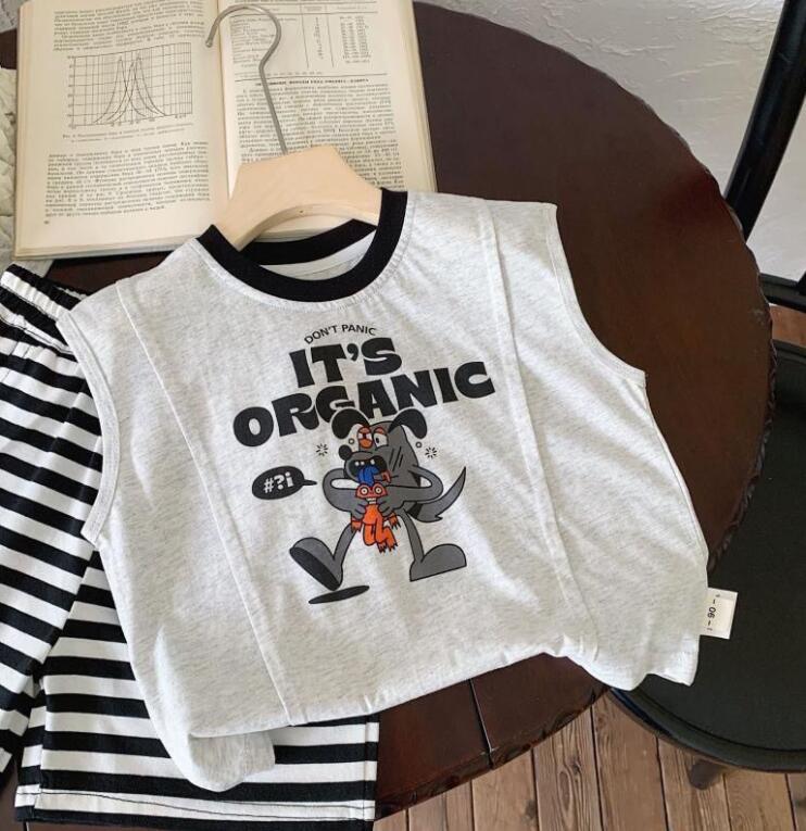 2024★夏新作★韓国風子供服★トップス+ズボン★80-130CM