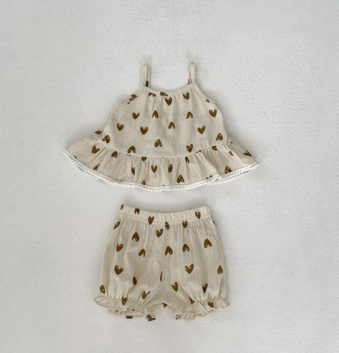 2024★夏新作★韓国風子供服★トップス+ズボン★66-100CM