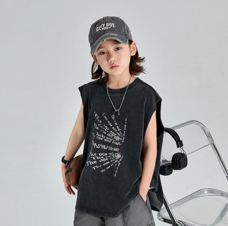 「2024」★子供服★Tシャツ★トップス★キッズ★ベスト★110-170cm