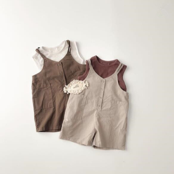 2024新品★子供服　連体服★80cm〜110cm 2色