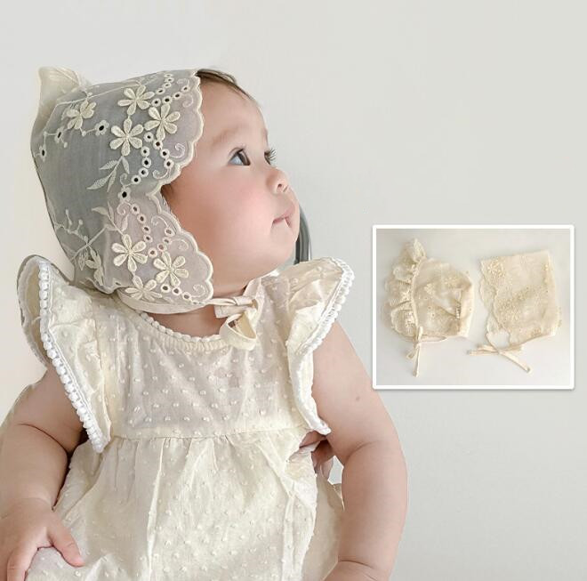 「2024」子供用★帽子★ベビー★可愛い★レース★4色